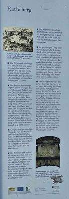 Info Tafel zu Rathsberg