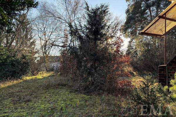 Blick auf das Grundstück