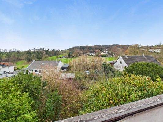 Ausblick vom Obergeschoss