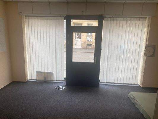 Schaufensterfläche von innen