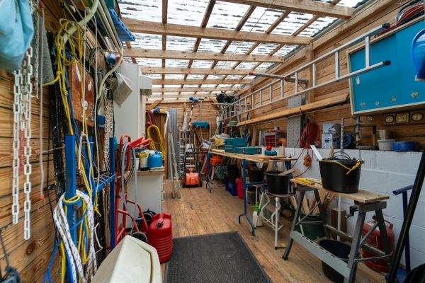 Schuppen Innenbereich