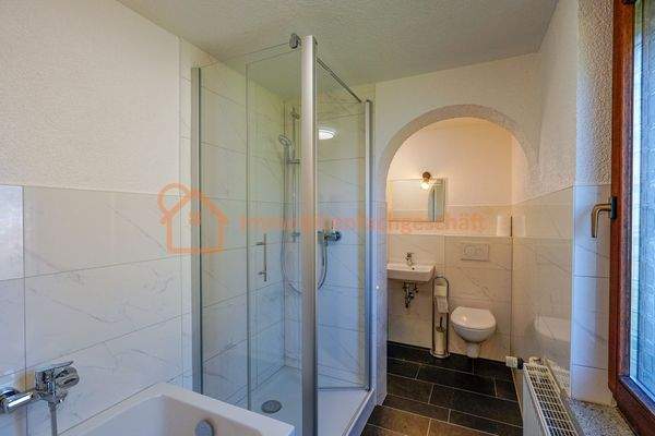 Modernes Bad mit Dusche