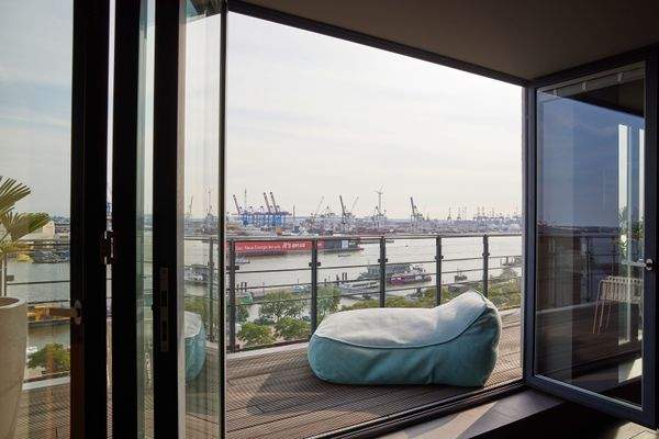 Südausrichtung Richtung Hafen