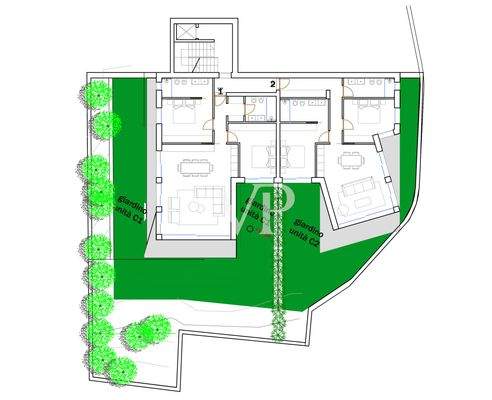 Edificio C - pianta piano terra