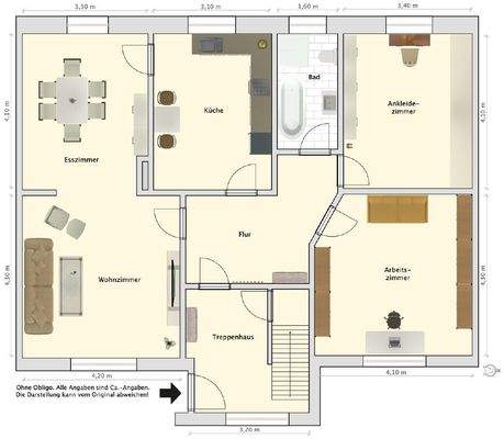 Grundriss Erdgeschoss