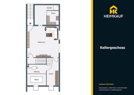 Kellergeschoss Grundriss