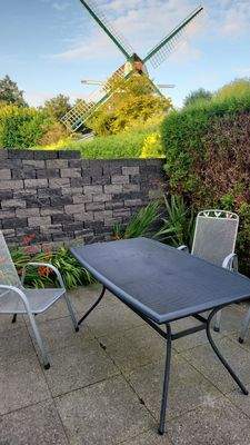 nicht einsehbare Terrasse