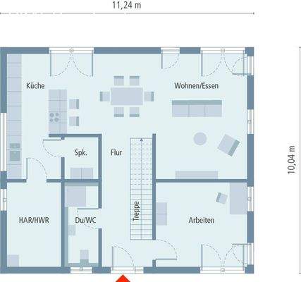 Grundriss Erdgeschoss