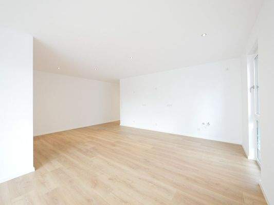 Küche und Wohnzimmer