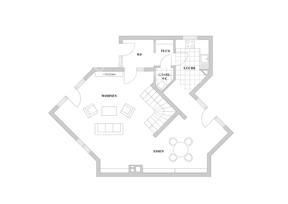 Grundriss Erdgeschoss