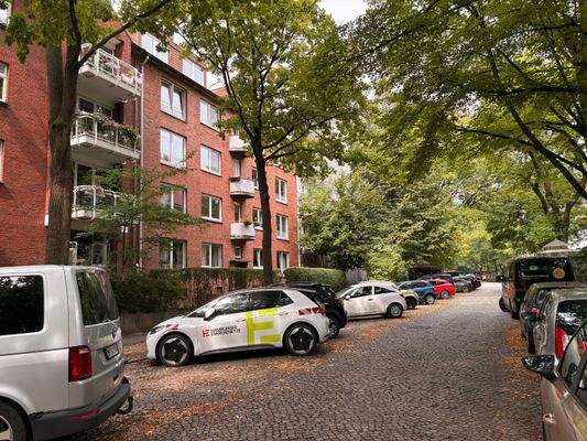 Blick in die Straße 