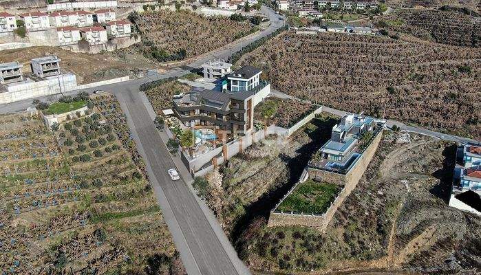 City View Detached Villa with Private Pool in Alanya Kargıcak