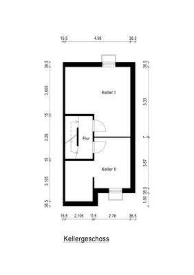 Grundriss Keller