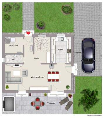 Grundriss Erdgeschoss