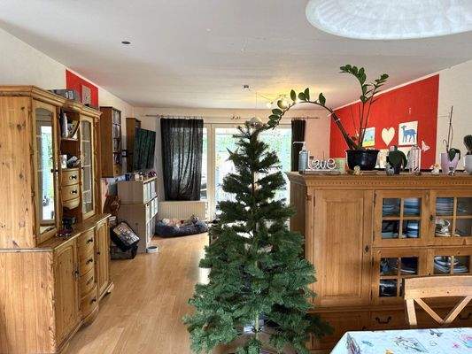 Blick zum Wohnbereich