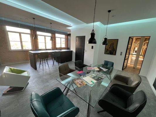 Aufenthaltsraum mit Küche