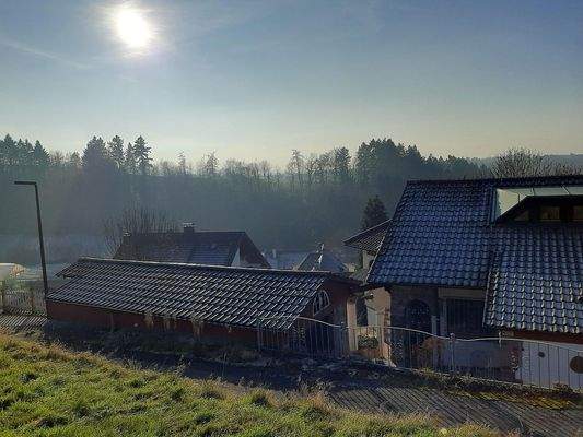 Weg und obere Einfahrt