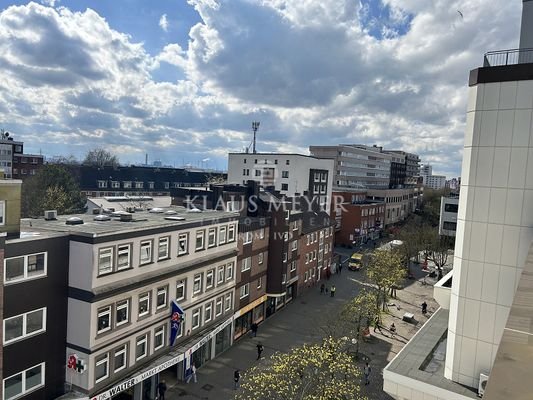 Blick vom Balkon