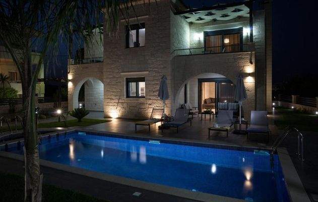 Kreta - Steinvilla mit Pool in Almyrida zu verkaufen