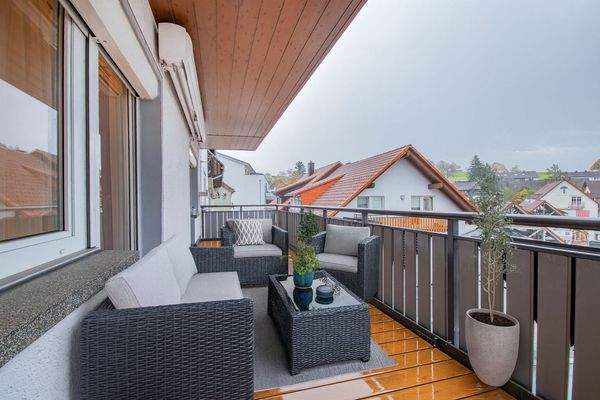 Digitales Möblierungsbeispiel Balkon