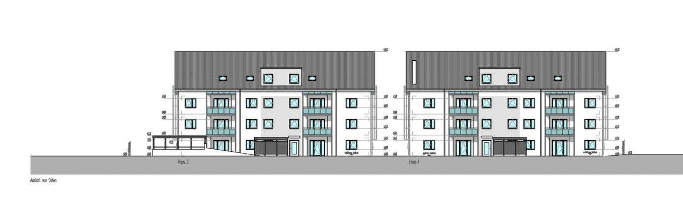 Ansicht Haus1+Haus2-Ost