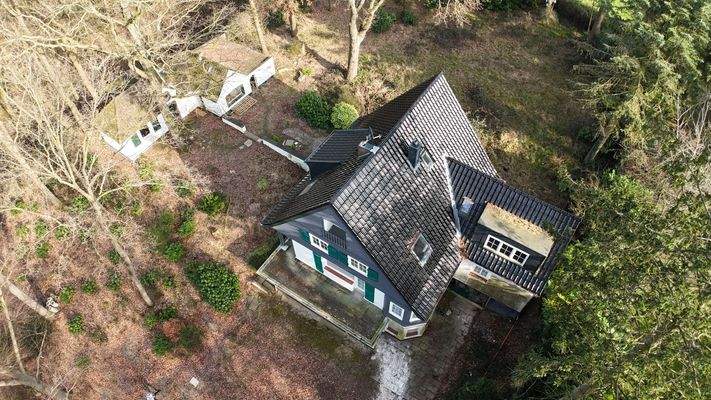 Drohnenaufnahme von oben