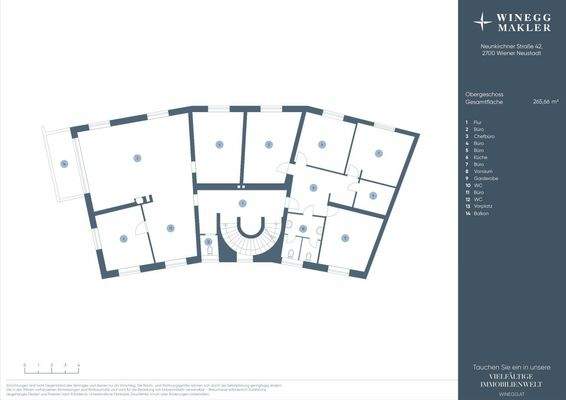 Grundriss Obergeschoß