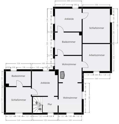 Grundriss Obergeschoss