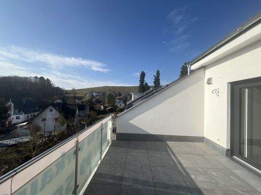 Terrasse mit Blick nach Westen