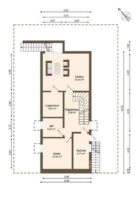 Grundriss Kellergeschoss