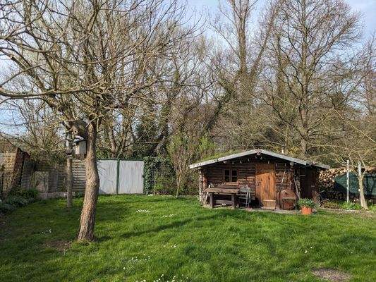 Hütte im Garten