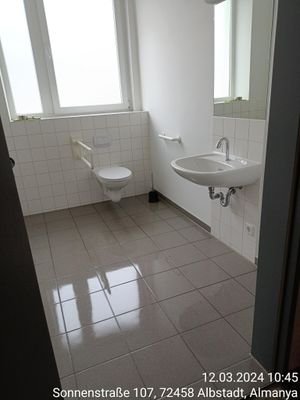 Ansicht WC-Anlage