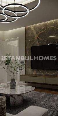 City and Nature View Apartments Near the Mall in Eyupsultan