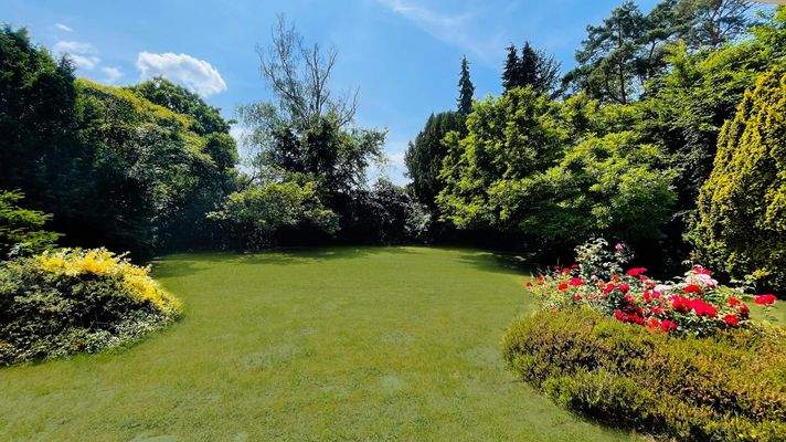 Terrassenblick in den Garten