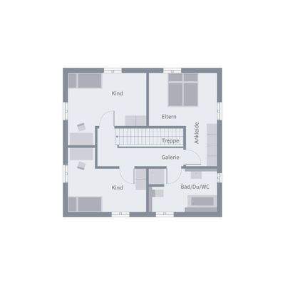 Grundriss Obergeschoss