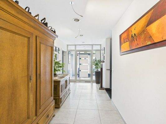 Zugang zu den Ferienwohnungen& Sanitäranlagen