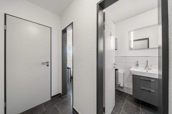 Zwei Toiletten im Obergeschoss