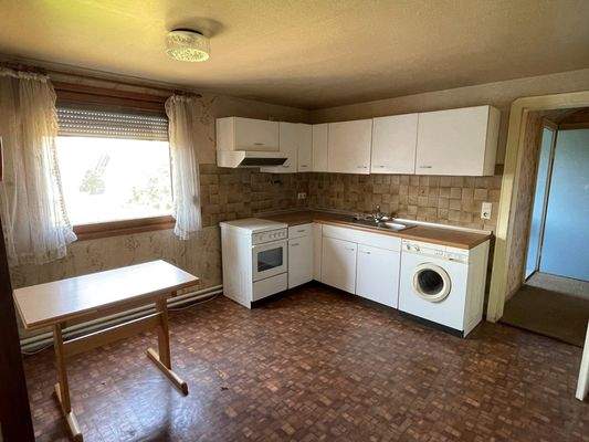 Küche im Dachgeschoss