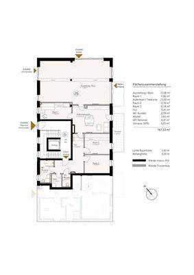 Grundriss Gewerbeeinheit