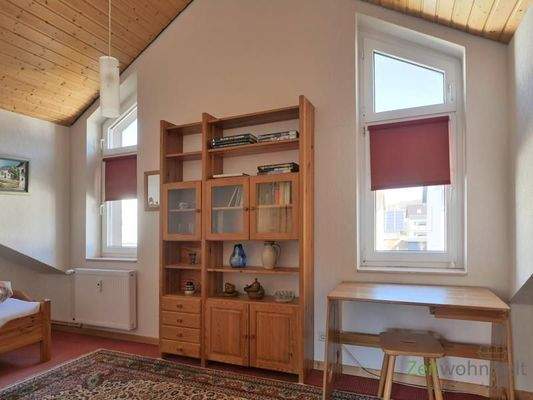 Blick ins kleine Schlafzimmer