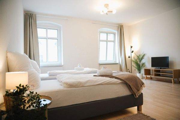 Schlaf- und Wohnbereich