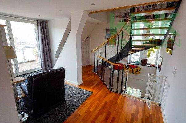 Zugang zur Dachterrasse