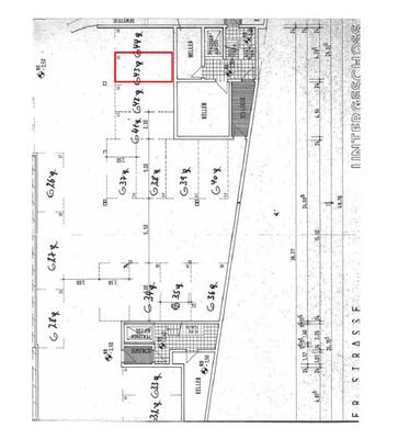 Grundrissplan Kellergeschoss -  Tiefgarage