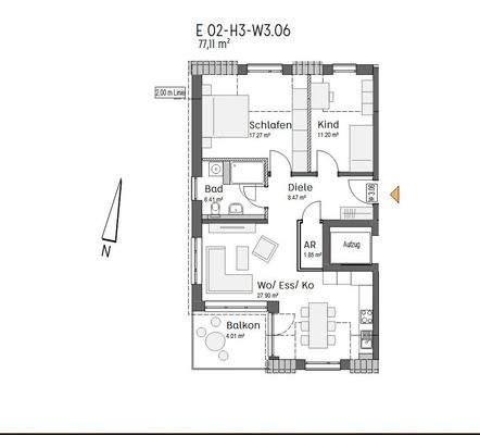 Grundriss nicht Maßstabsgetreu