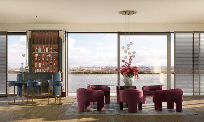 Wohnzimmer Visualisierung