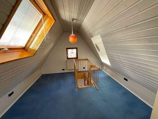 Ausgebauter Raum im Dachspitz