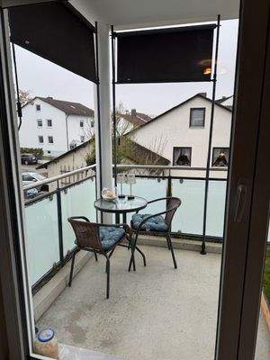 Balkonbestuhlung + Sichtschutz