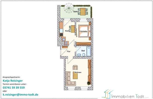 Plauen, Morgenbergstr. 44, EG rechts