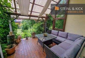 Überdachte Terrasse