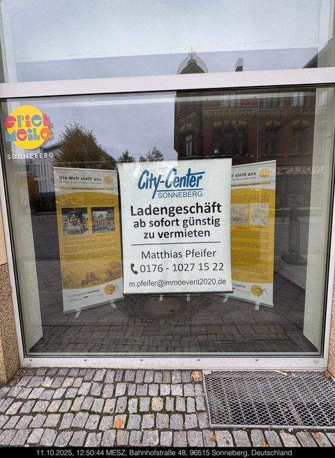 Sonneberg Ladenlokale, Ladenflächen 